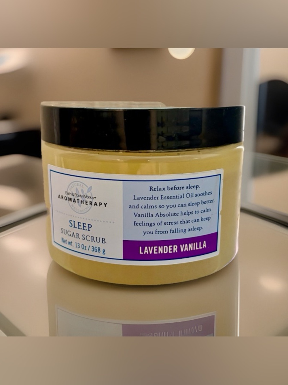 Bath & Body Works SLEEP Sugar Scrub Lavender Vanilla